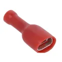 Red Insulated Flat Socket ST-010/R