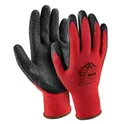 72-G1169 Red Grip Work Gloves L