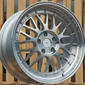 Rim R18x8  5X112  ET  35  66.5  A1025  Polished Silver (MS)  For RACIN  (P)  (Rear+Front Style BBS)