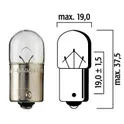Bulb 12/10 Ba15s 14025 FL Flosser