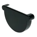 25 System Universal Gutter Cap Black FCG25N
