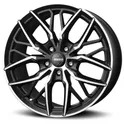 Rim Momo Spider Matt Black Polished 8,5x19 5x112 ET30 CB79,5 60° 750 kg WSPB8593012S