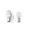Bulb 24/21/5 Bay15d 5239 FL Flosser