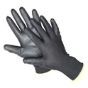 Black PU Coated Work Gloves