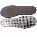 Polyethylene Foam Insole with Wool and Gold Foil