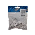 White Cable Clips 18–22 mm, 10 pcs.