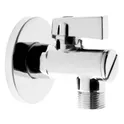 Ball Valve Corner With Filter FERRO 1/2" x 3/8"