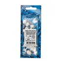 White Cable Clips 7–10 mm, 25 pcs.